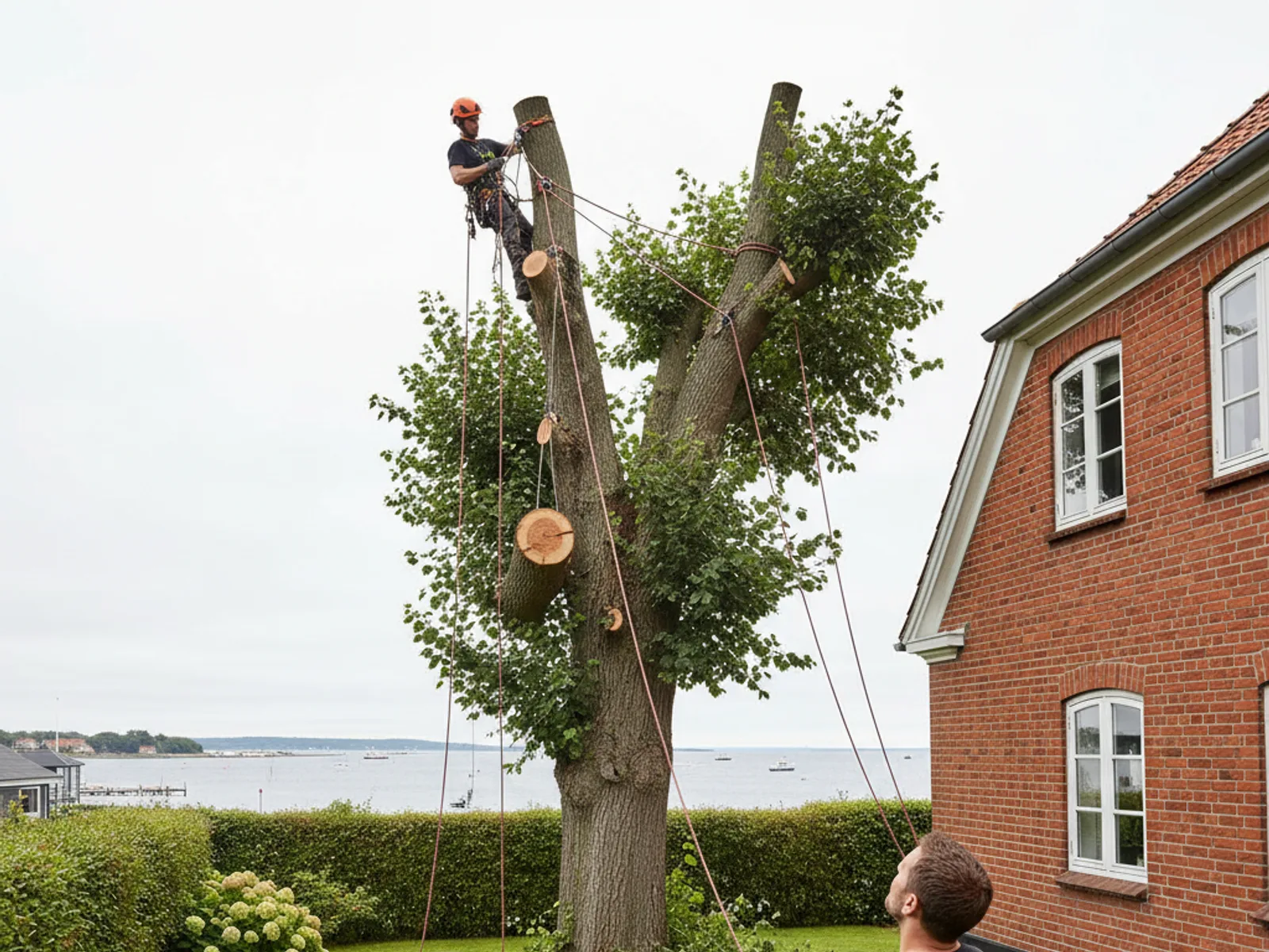 Træfældning i Kalundborg